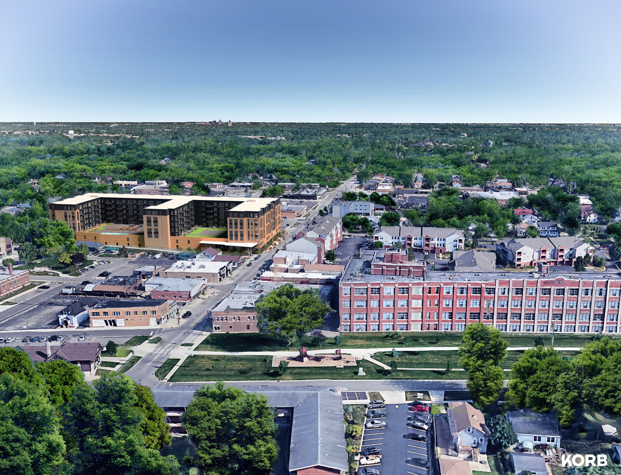 The Union — Aerial View